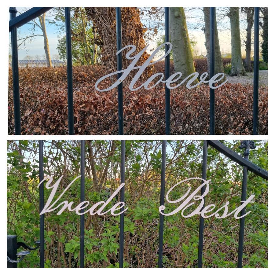 Het Voorhuis Boerderij Hoeve Vrede Best Weesp Dış mekan fotoğraf